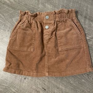 H&M Youth Girls Corduroy Skirt Size 6
